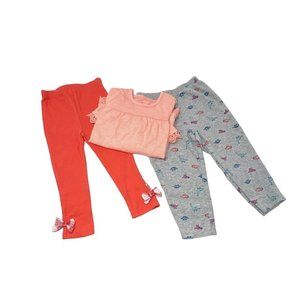 Baby Girl's - Leggings, Sweatpants and 3/4 Sleeve Shirt - Size‎ 24 Month